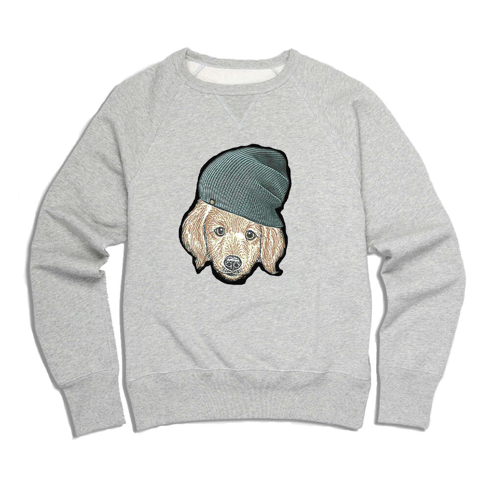 Eco-Friendly Hipster Bear Pullover